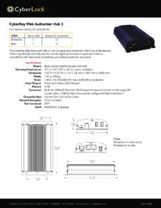 AHG2R-W1 Spec Sheet PDF