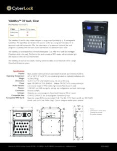 CKV-V20-C Spec Sheet PDF