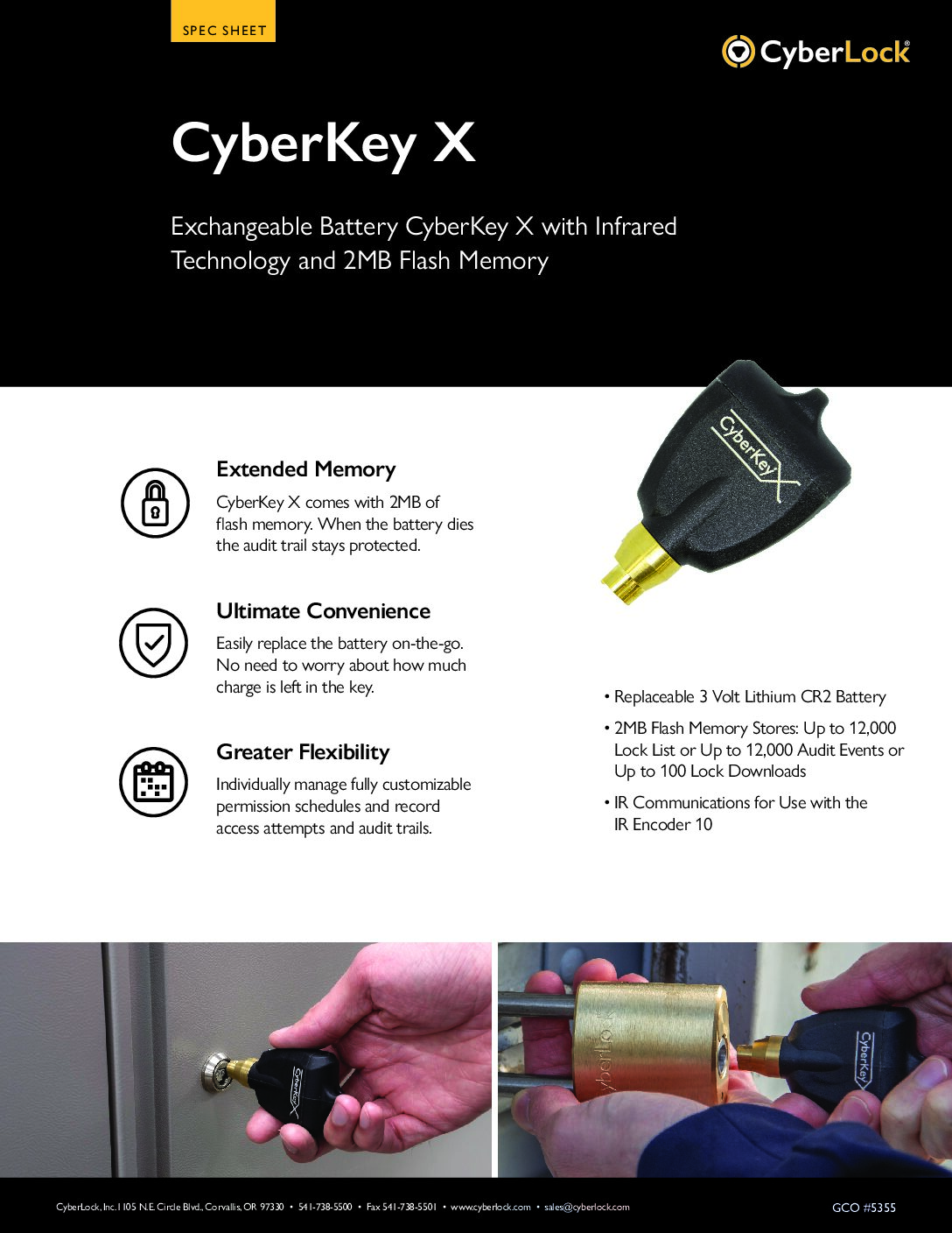CK-X Marketing Sheet