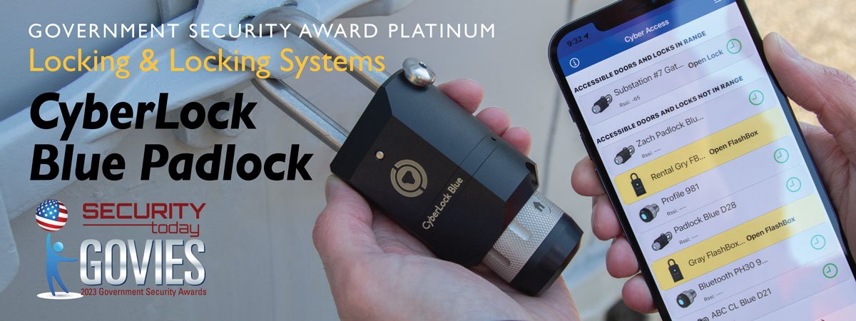 CyberLock Blue Padlock Wins Platinum Govies Award
